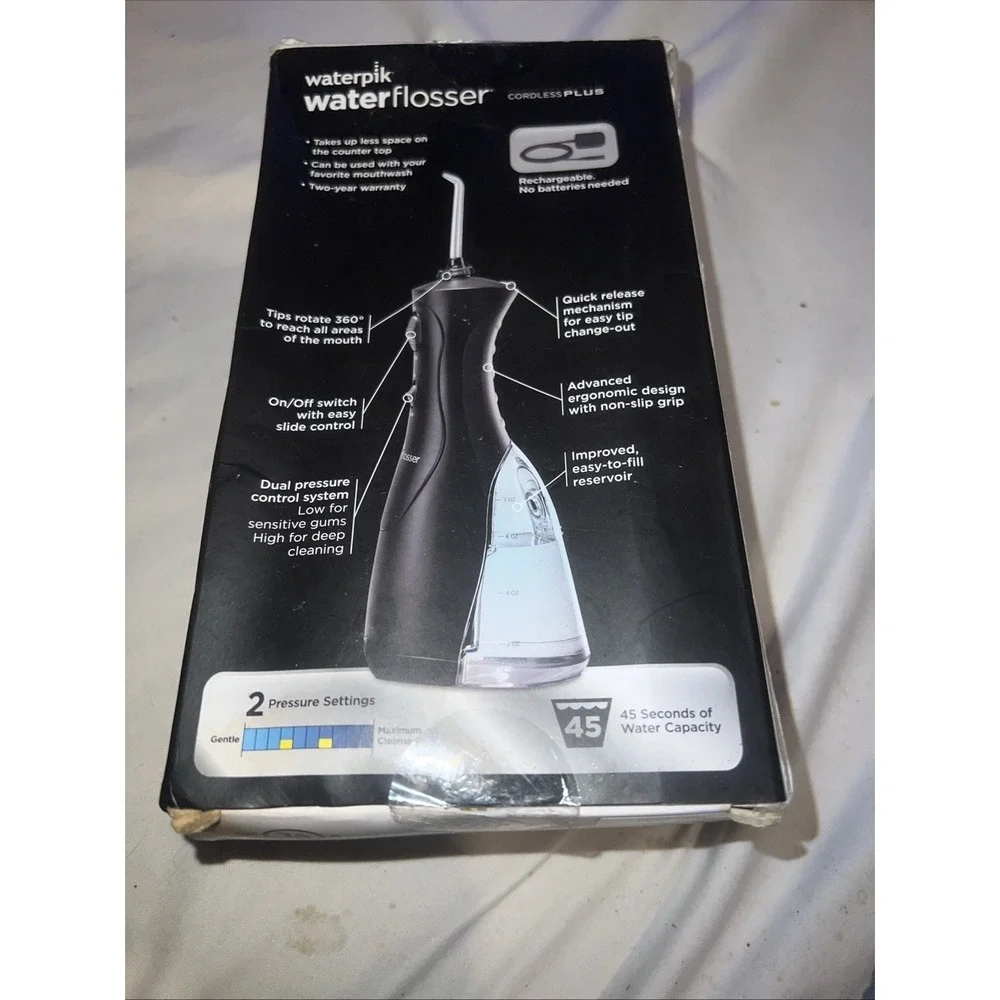 Waterpik Cordless Waterflosser‎ Cordless Plus #WP-462W - NEW In Box Damage